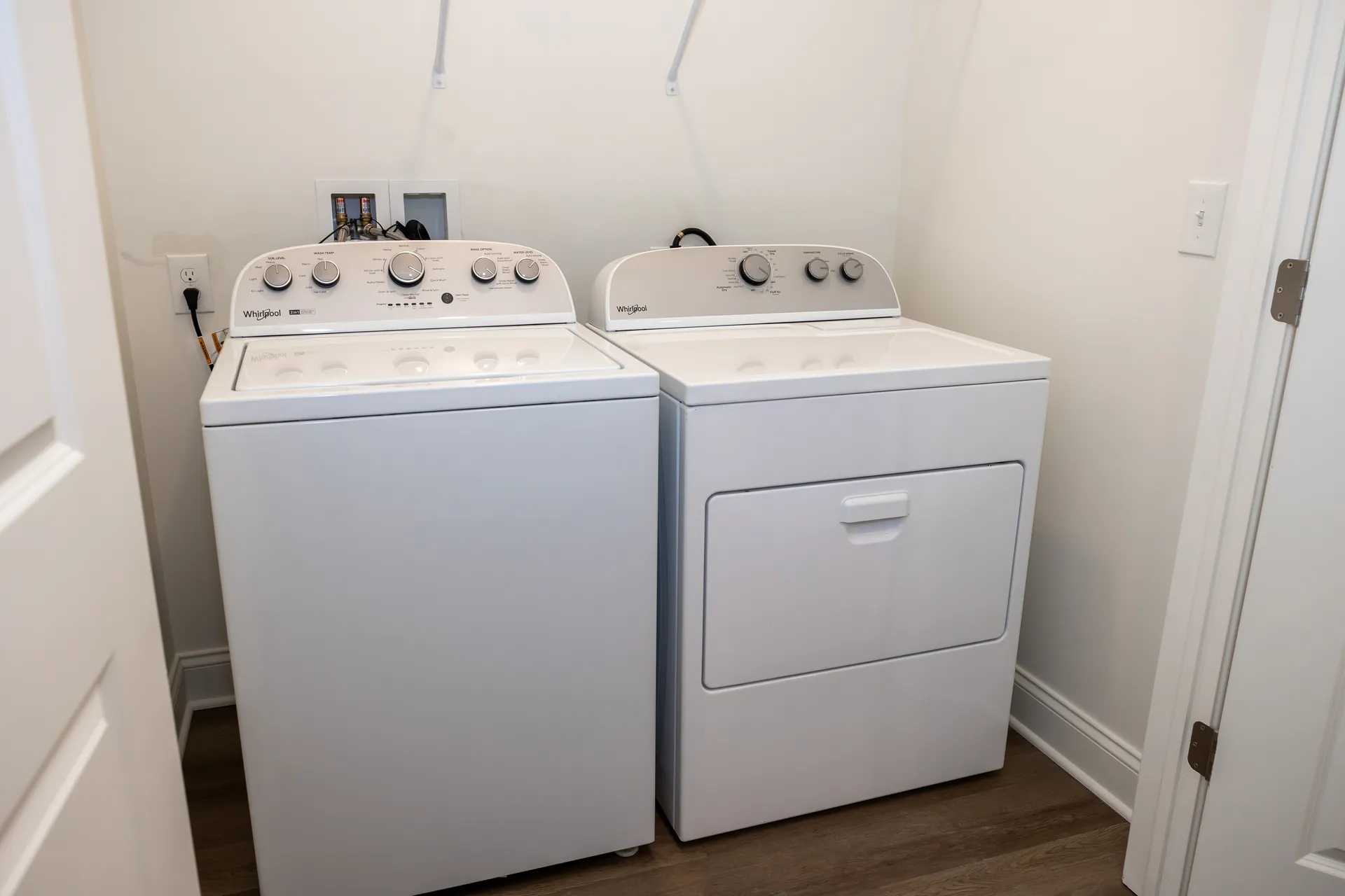 The Cottages in-unit laundry with washer and dryer